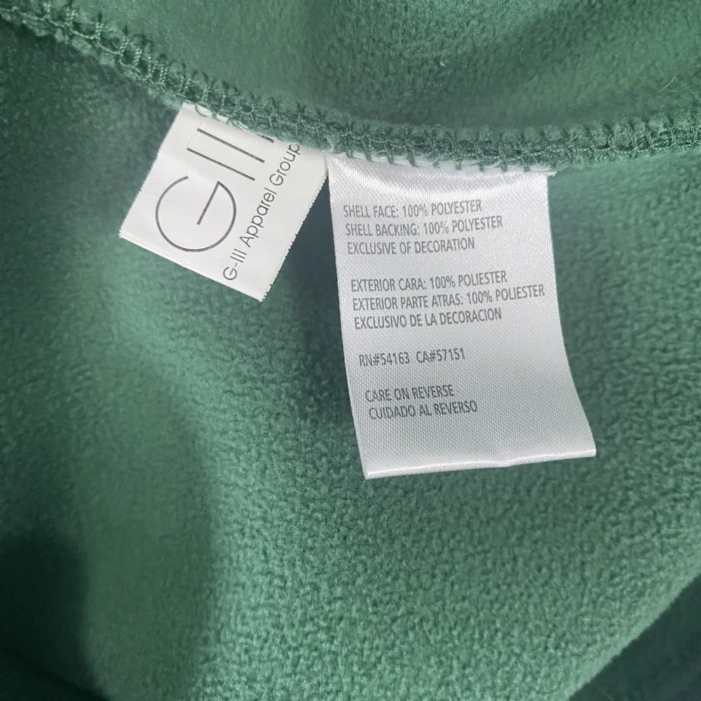 NFL Green Bay Packers Jacket Mens XL Green Full Zip Fleece G-III Apparel Group